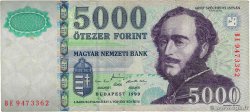 5000 Forint HONGRIE 1999 P.182 TB
