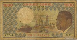 1000 Francs GABON  1978 P.03c pr.B