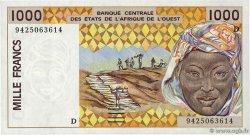 1000 Francs ÉTATS DE L AFRIQUE DE L OUEST  1994 P.411Dd
