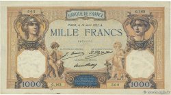 1000 Francs CÉRÈS ET MERCURE FRANCE 1927 F.37.01 TB