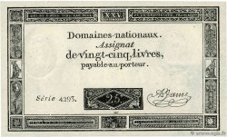 25 Livres FRANCE 1793 Ass.43b NEUF