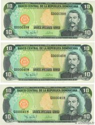10 Pesos Oro Petit numéro RÉPUBLIQUE DOMINICAINE  1998 P.153a FDC