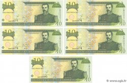 10 Pesos Oro Petit numéro RÉPUBLIQUE DOMINICAINE  2000 P.165a FDC