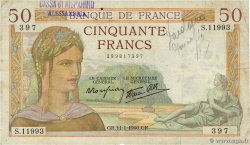 50 Francs CÉRÈS modifié FRANCE  1940 F.18.37 G
