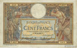 100 Francs LUC OLIVIER MERSON sans LOM FRANCE  1918 F.23.10 pr.TB