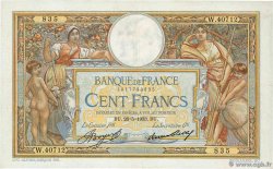 100 Francs LUC OLIVIER MERSON grands cartouches FRANCIA  1933 F.24.12a MBC