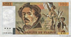 100 Francs DELACROIX modifié FRANCE  1984 F.69.08a SPL