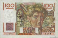 100 Francs JEUNE PAYSAN FRANCE  1949 F.28.24 TTB