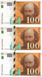 100 Francs CÉZANNE Lot FRANCE 1998 F.74.02 pr.TTB