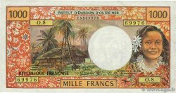 1000 Francs TAHITI  1977 P.27d F