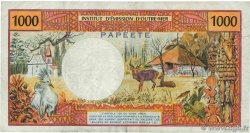 1000 Francs TAHITI  1977 P.27d TB