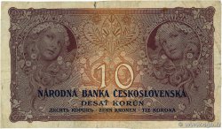 10 Korun TCHÉCOSLOVAQUIE 1927 P.020a TB