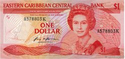 1 Dollar CARAÏBES  1985 P.17k pr.NEUF