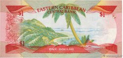 1 Dollar EAST CARIBBEAN STATES  1985 P.17k q.FDC
