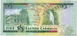 5 Dollars EAST CARIBBEAN STATES  1993 P.26u UNC