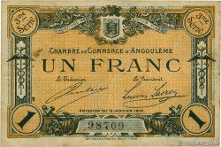 1 Franc FRANCE régionalisme et divers Angoulême 1915 JP.009.16 TB