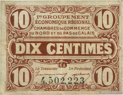 10 Centimes FRANCE Regionalismus und verschiedenen Nord et Pas-De-Calais 1918 JP.094.02 SS