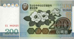 200 Won CORÉE DU NORD 2005 P.48 NEUF