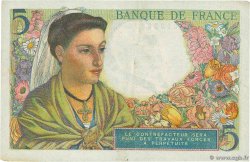 5 Francs BERGER FRANCE  1943 F.05.05 XF+