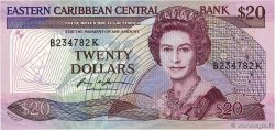 20 Dollars EAST CARIBBEAN STATES  1987 P.19k AU-