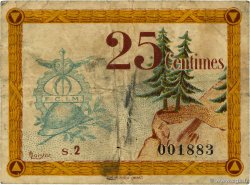 25 Centimes FRANCE regionalismo y varios Salins-les-Bains 1918 Pir.39.05 BC