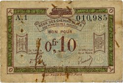 10 Centimes FRANCE regionalism and miscellaneous 1923 JP.135.02 F