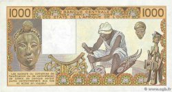 1000 Francs WEST AFRIKANISCHE STAATEN  1989 P.807Ti fST+