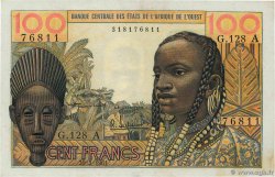 100 Francs WEST AFRIKANISCHE STAATEN  1961 P.101Aa VZ