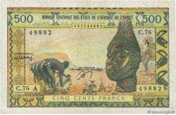 500 Francs WEST AFRIKANISCHE STAATEN  1970 P.102Am