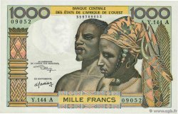 1000 Francs WEST AFRIKANISCHE STAATEN  1966 P.103Ak