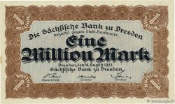 1 Million Mark ALLEMAGNE Dresden 1923 PS.0962