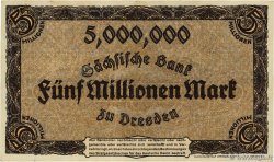 5 Millions Mark ALLEMAGNE Dresden 1923 PS.0964 TTB