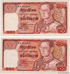 100 Baht Lot THAÏLANDE  1978 P.089 TTB+