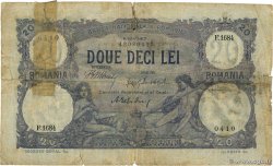 20 Lei ROUMANIE 1917 P.020a B+