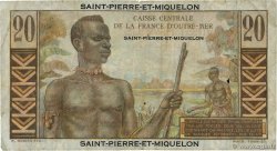 20 Francs Émile Gentil SAINT PIERRE AND MIQUELON  1946 P.24 F