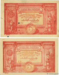5 Centavos Lot PORTUGAL  1918 P.098 AU