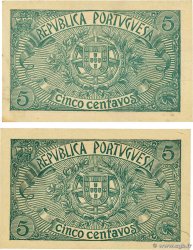 5 Centavos Lot PORTUGAL  1918 P.098 fST