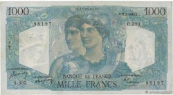 1000 Francs MINERVE ET HERCULE FRANCE  1948 F.41.19 TB