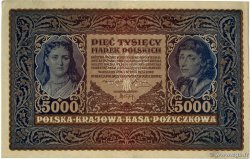 5000 Marek POLOGNE 1920 P.031 TTB+