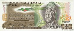 50 Centavos de Quetzal GUATEMALA  1981 P.058c UNC