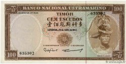 100 Escudos TIMOR  1963 P.28a fST+