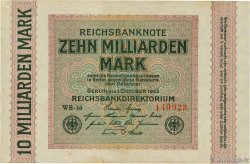 10 Milliarden Mark DEUTSCHLAND 1923 P.117b VZ+