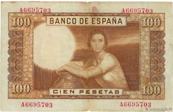 100 Pesetas ESPAGNE 1953 P.145 TB+