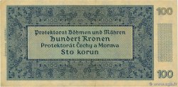 100 Korun BOEMIA E MORAVIA  1940 P.07a q.SPL