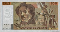 100 Francs DELACROIX 442-1 & 442-2 FRANCIA  1995 F.69TER.02c SC+