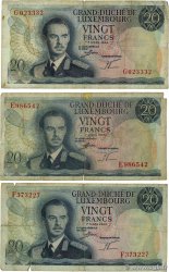20 Francs Lot LUXEMBOURG  1966 P.54a