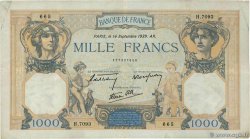 1000 Francs CÉRÈS ET MERCURE type modifié FRANCE  1939 F.38.36