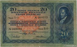 20 Francs SUISSE 1931 P.39c TB+