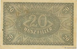 20 Filler HONGRIE 1920 P.043 TTB