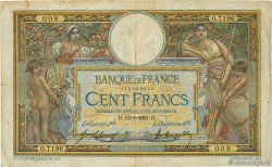 100 Francs LUC OLIVIER MERSON sans LOM FRANCE  1921 F.23.14